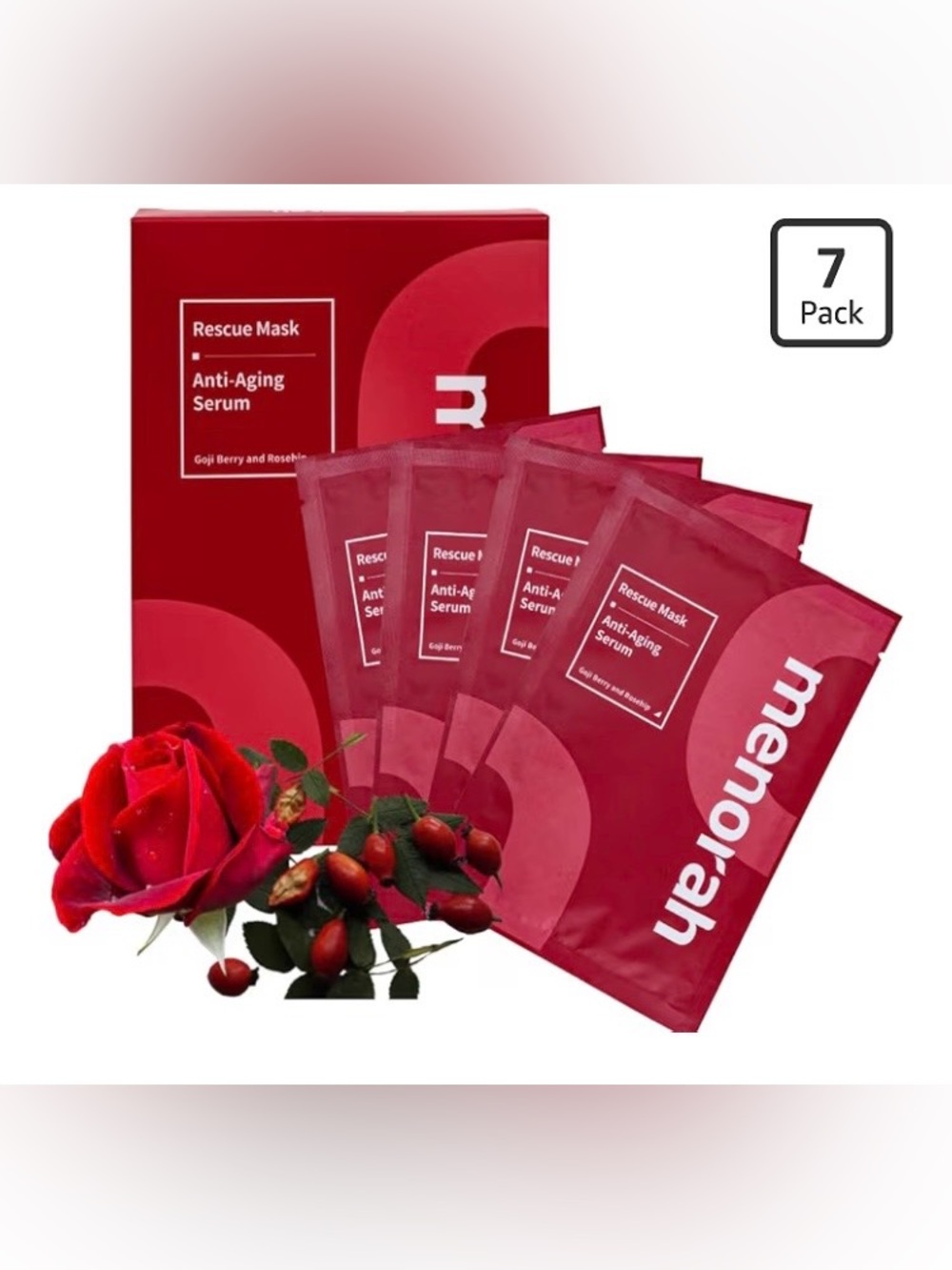 menorah Skincare Rescue Mask with Goji Berry & Rosehip. SEALED BOX